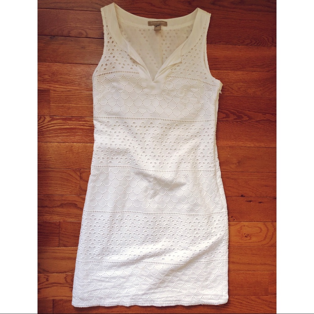White Banana Republic Sundress